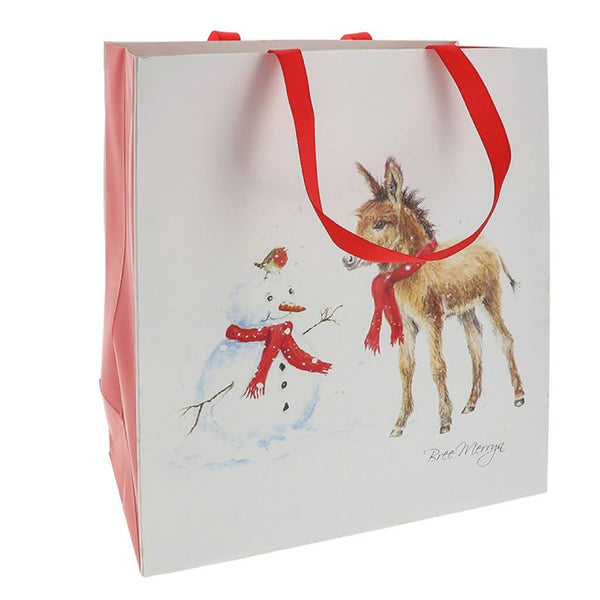 Donkey & Robin Christmas Gift Bag