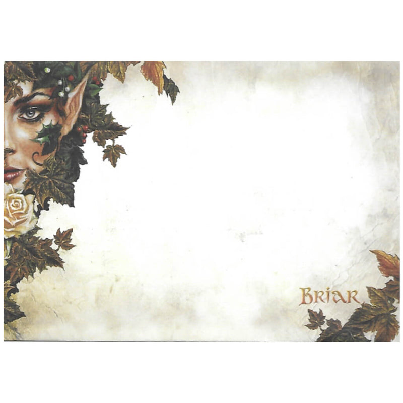 Queen of the Aurora Bears Yule Card