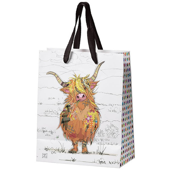 Bug Art Hamish Highland Cow Gift Bag