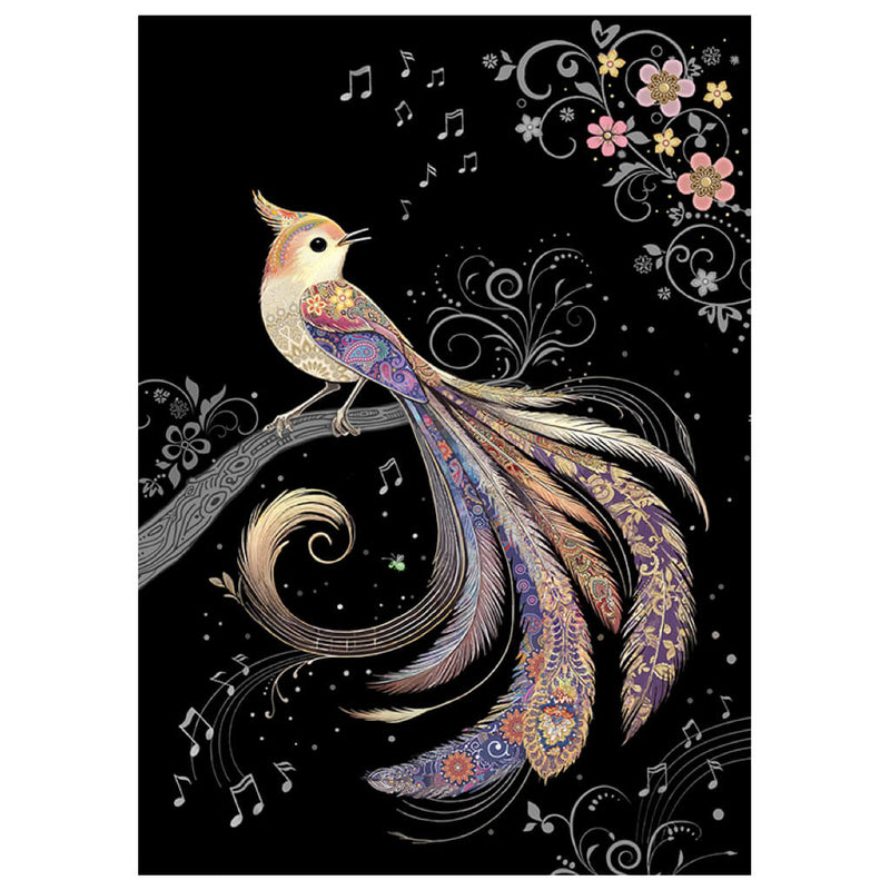 Bug Art Paradise Bird Greetings Card
