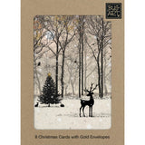Bug Art Winter Silhouettes Christmas Card