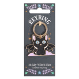 In My Witch Era Cat Bat Keyring
