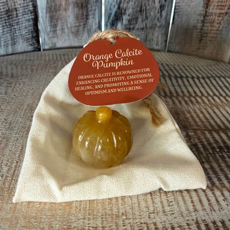 Orange Calcite Pumpkin
