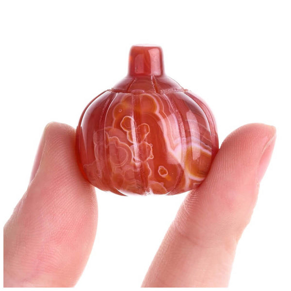 Carnelian Pumpkin 25mm