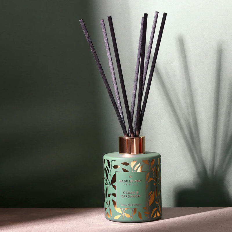Cedar & Cardamom Aura Collection Reed Diffuser