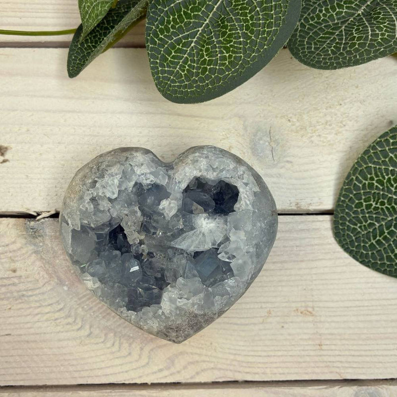 Celestite Heart 70mm