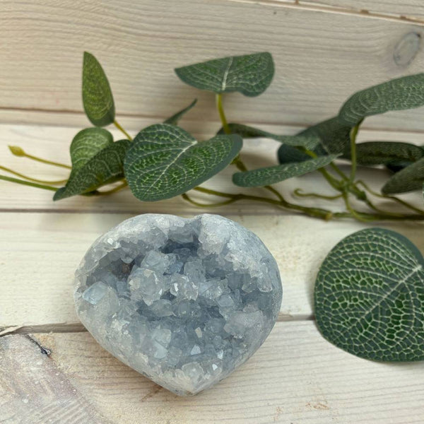 Celestite Heart 65mm