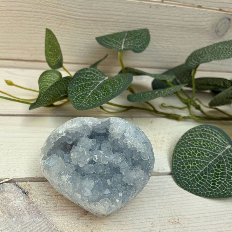 Celestite Heart 65mm