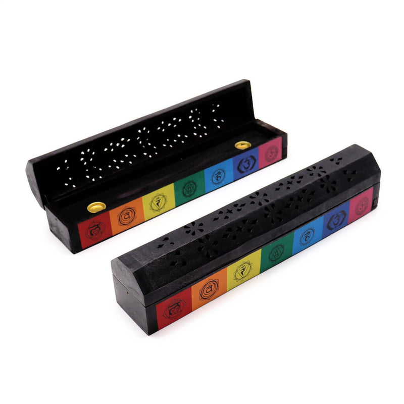 Chakra Coloured Incense Smoke Box