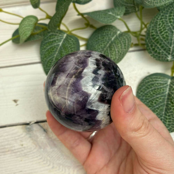 Chevron Amethyst Sphere 57mm