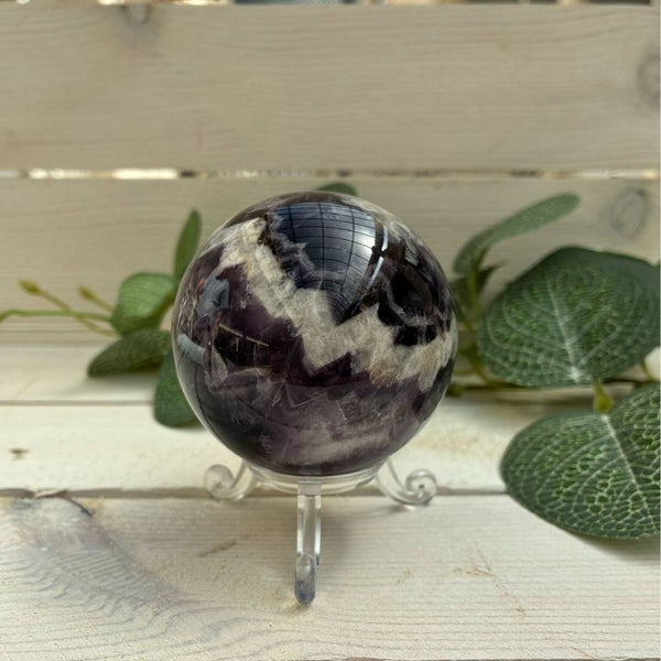 Chevron Amethyst Sphere 57mm