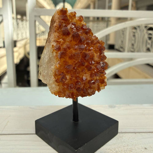 Citrine Druze on Stand - 13.5cm
