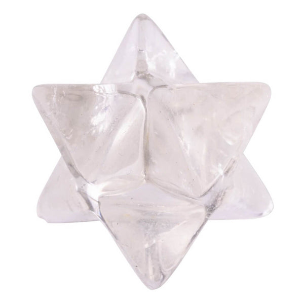 Clear Quartz Crystal Merkaba Star