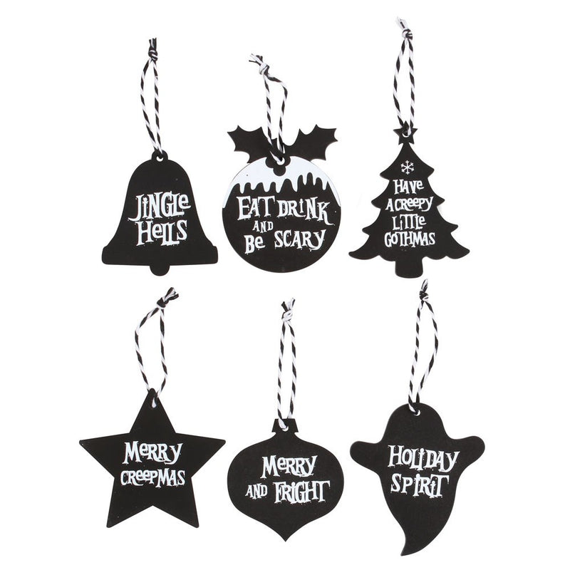 Creepy Christmas Mini Hanging Signs