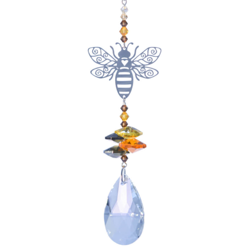 Crystal Fantasy Autumn Gold Bee Sun Catcher