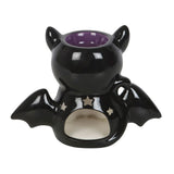 Cute and Creepy Bat Cat Oil Burner & Wax Warmer