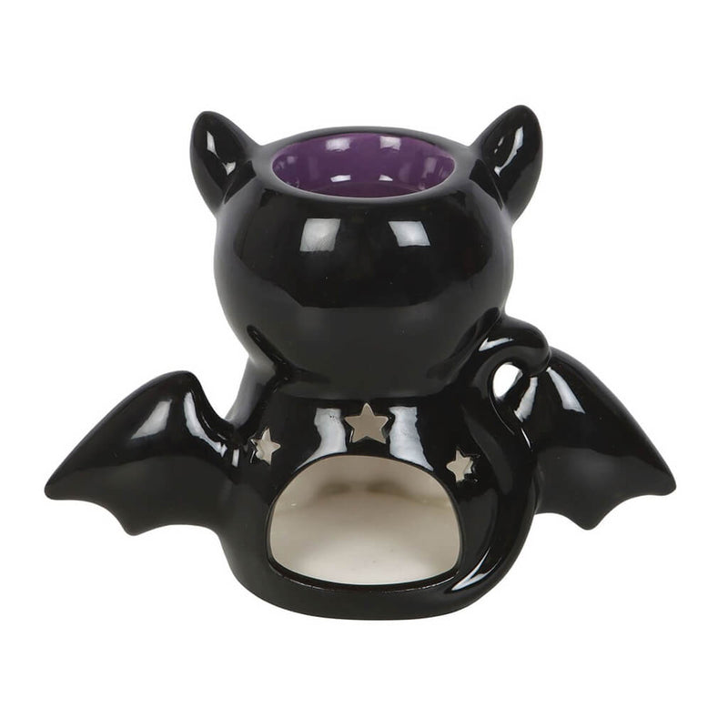 Cute and Creepy Bat Cat Oil Burner & Wax Warmer