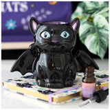 Cute and Creepy Bat Cat Oil Burner & Wax Warmer
