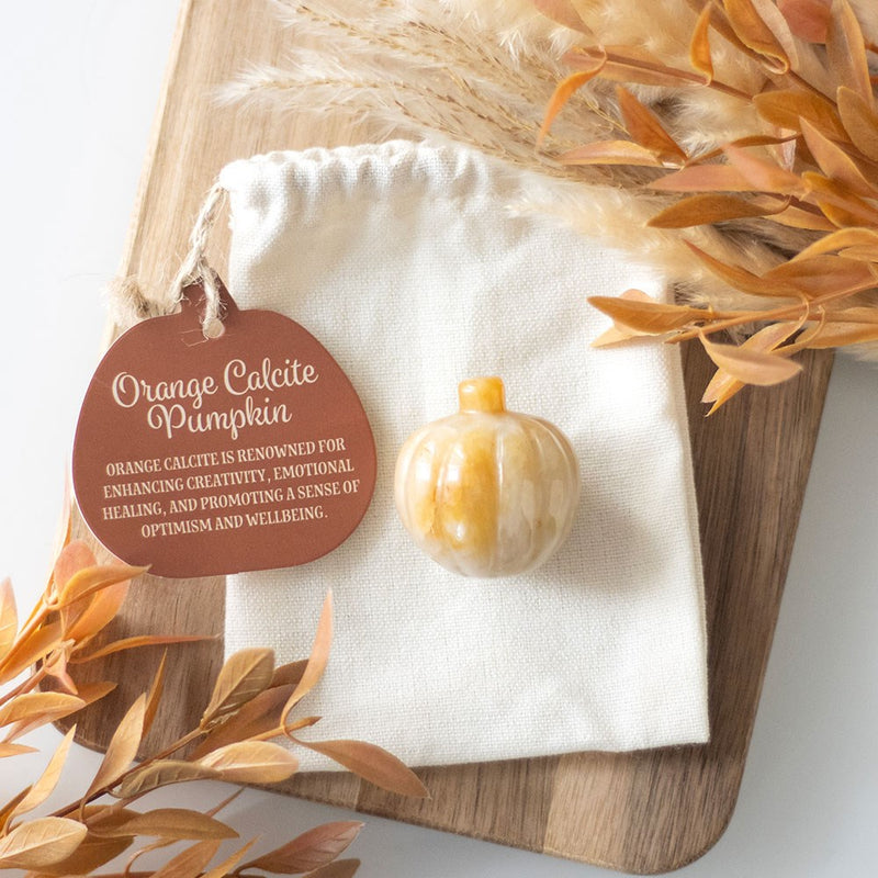 Orange Calcite Pumpkin
