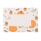 Autumn Wishes Pumpkin Necklace Card