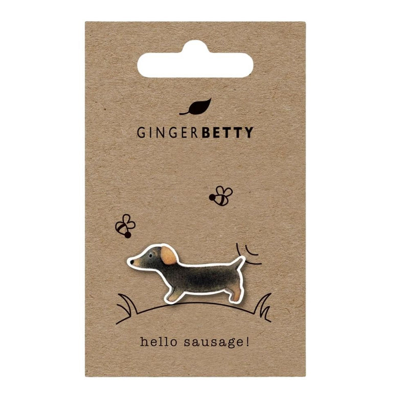 Dachshund Pin Badge