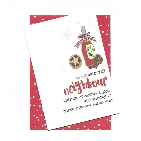 Wonderful Neighbour Christmas Greeting Card