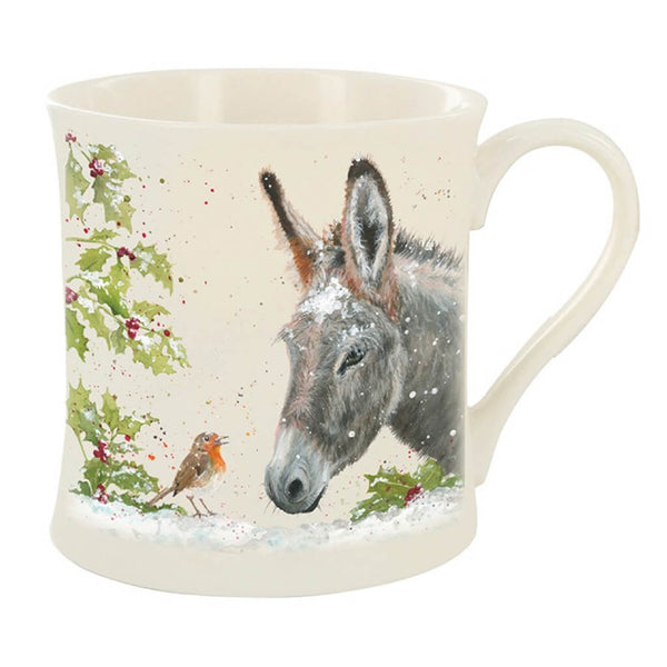 Diana & Ross Donkey & Robin Christmas Mug by Bree Merryn