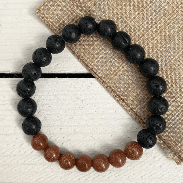 Goldstone Essential Oil Diffuser Bracelet