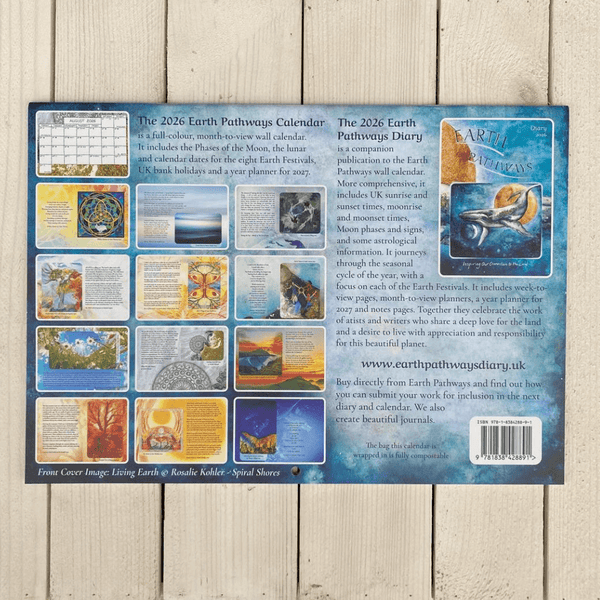 Earth Pathways Wall Calendar 2026