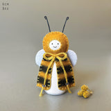 Felt Woodland Bug - Bee