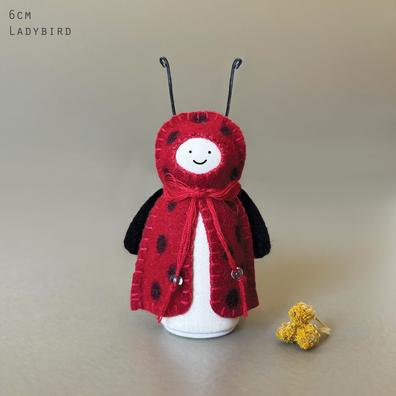 Felt Woodland Bug - Ladybird
