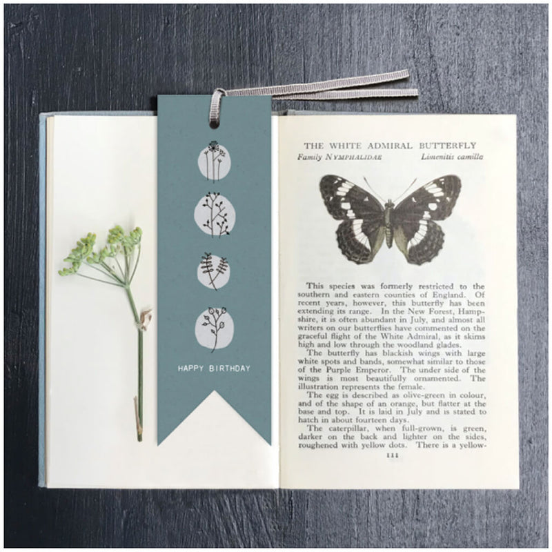 East of India Happy Birthday Bookmark