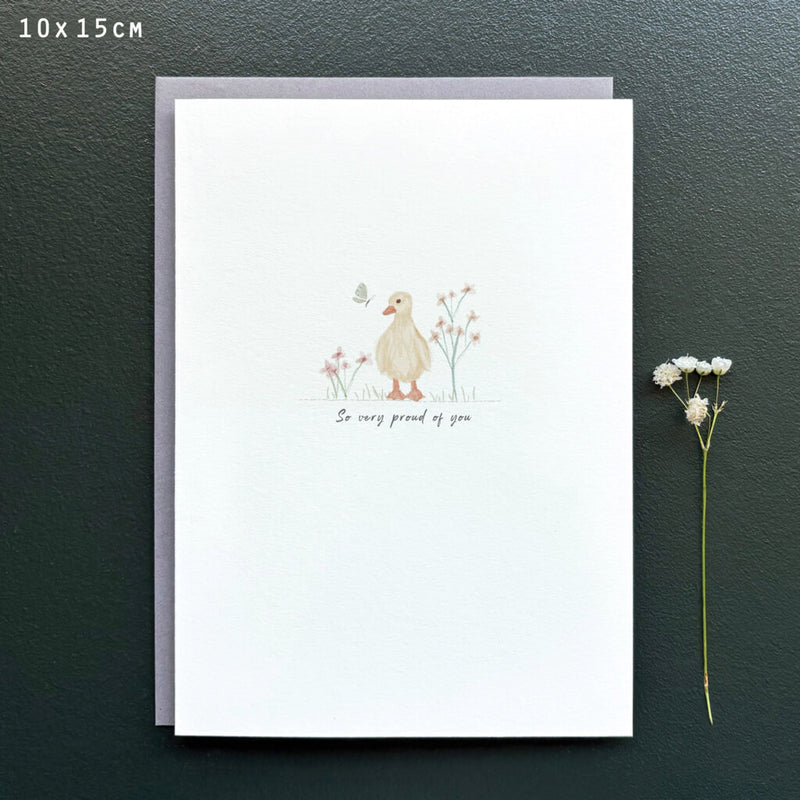 East of India Meadow Friends Greetings Card - So Proud of You