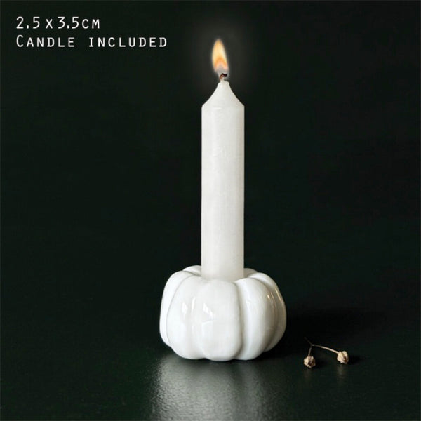 East of India Pumpkin Candle Holder - Happy Days