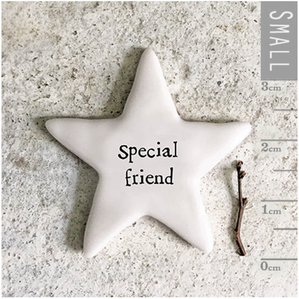 East of India Tiny Star Token - Special Friend