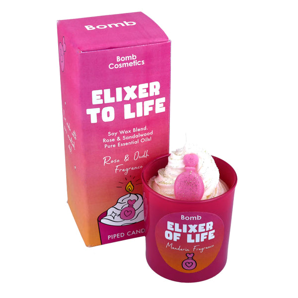 Elixir to Life Piped Candle
