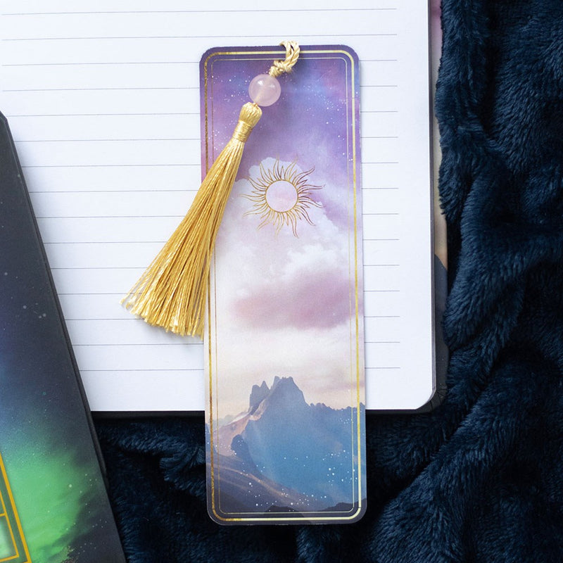 Ethereal Rose Quartz Bookmark With Tassel