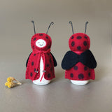 Felt Woodland Bug - Ladybird