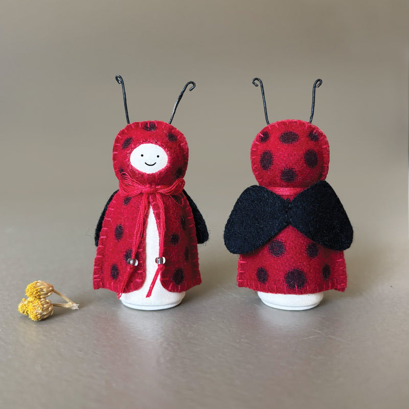 Felt Woodland Bug - Ladybird