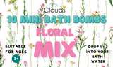 10 Floral Mini Bath Bombs