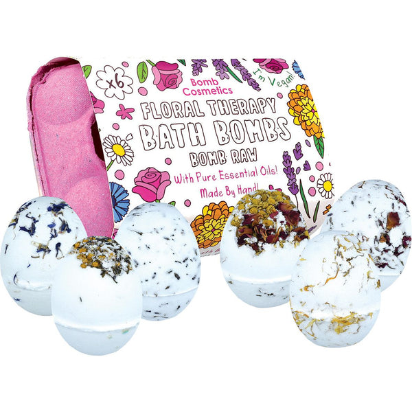 Floral Therapy Raw Bath Bombs Gift Set