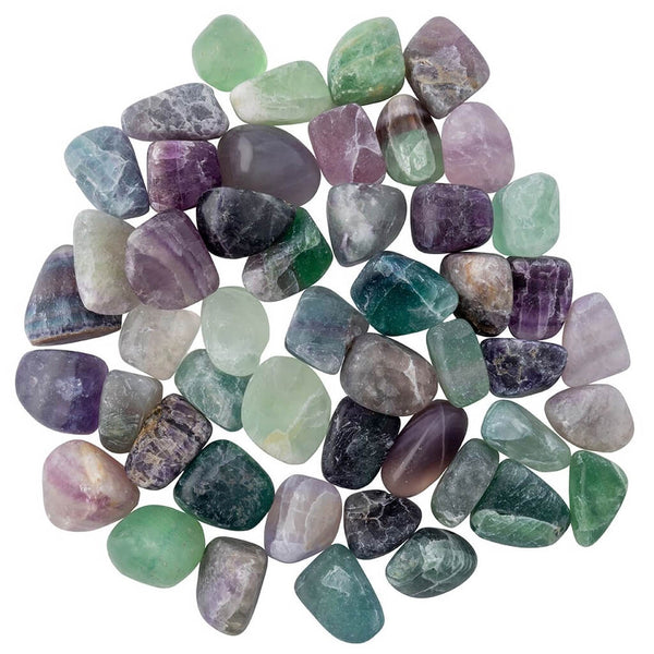 Fluorite Roughly Tumbled Gemstone