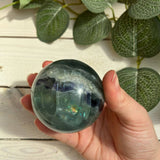 Green Fluorite Sphere 60mm