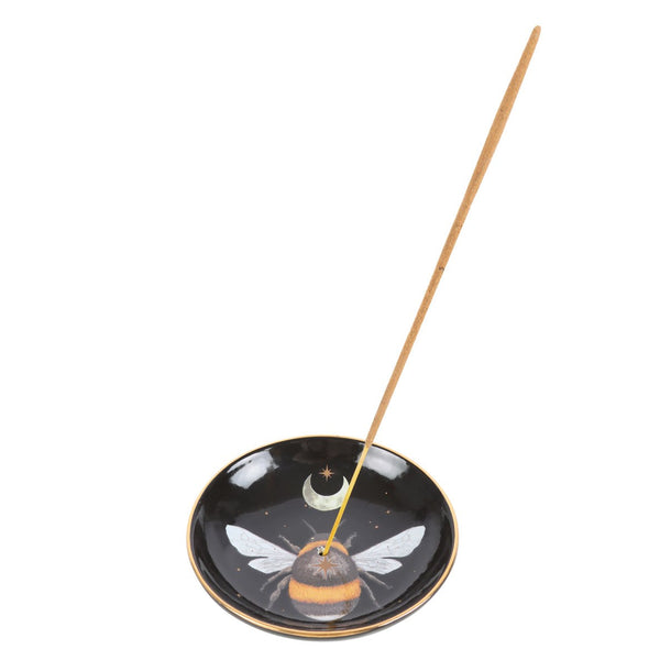 Forest Bee Round Incense Holder