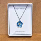 Forget Me Not Pendant Necklace