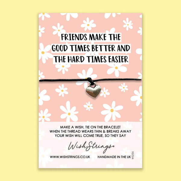 Friends Make Good Times Better WishStrings Bracelet