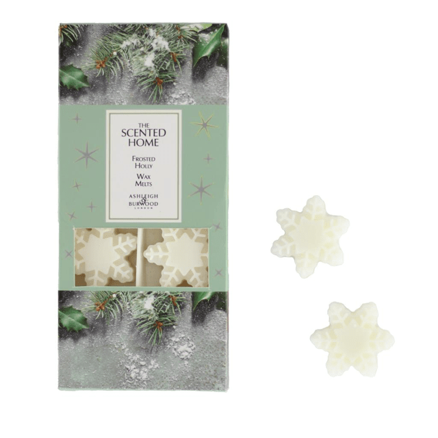 Frosted Holly Snowflake Wax Melts