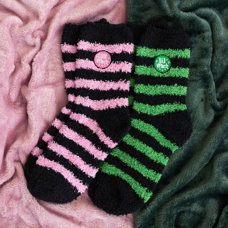 Good Witch Bad Witch Fluffy Socks Set