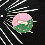 Which Witch Are You Spinning Pin Badge