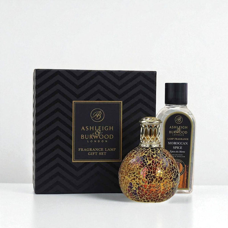 Golden Sunset & Moroccan Spice Fragrance Lamp Gift Set